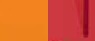 orange et rouge au cadmium plus sélénium